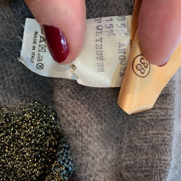 Krizia Maglia 1970s vintage angora sweater - Picture 4 of 5